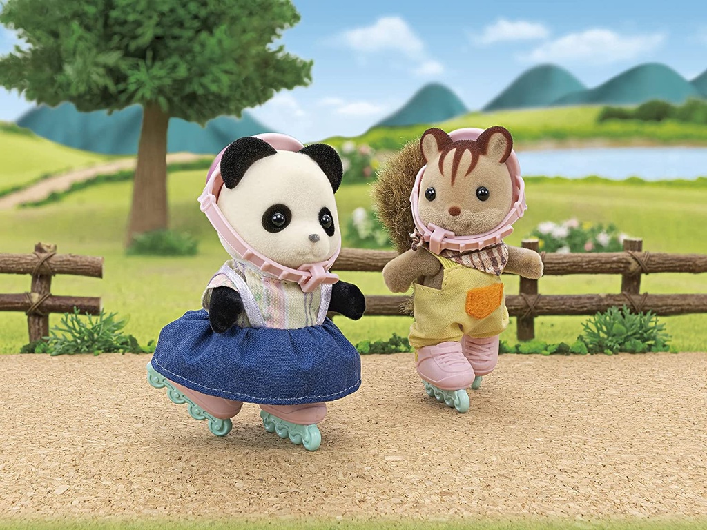 BICICLETA Y PATINES PANDA SYLV.