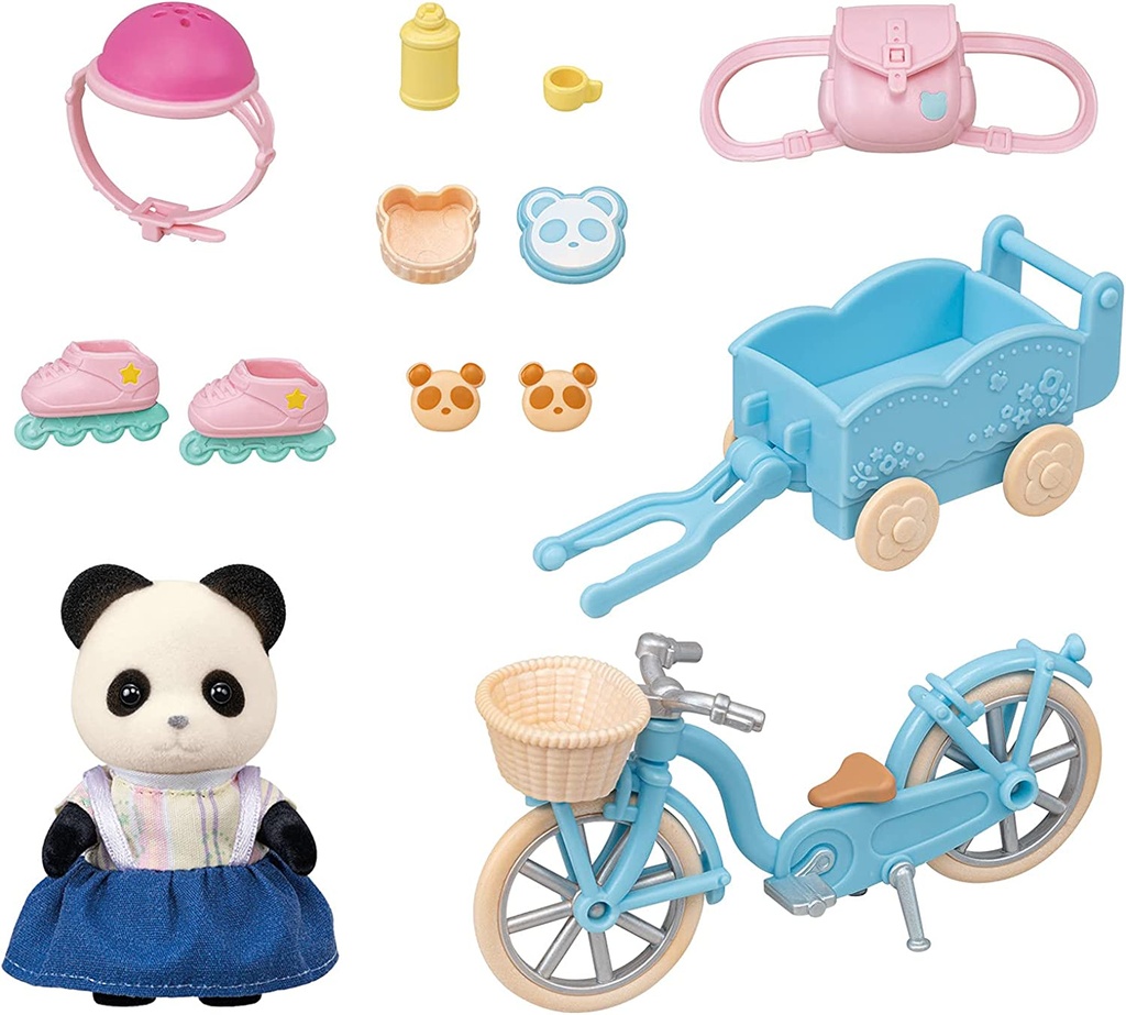 BICICLETA Y PATINES PANDA SYLV.