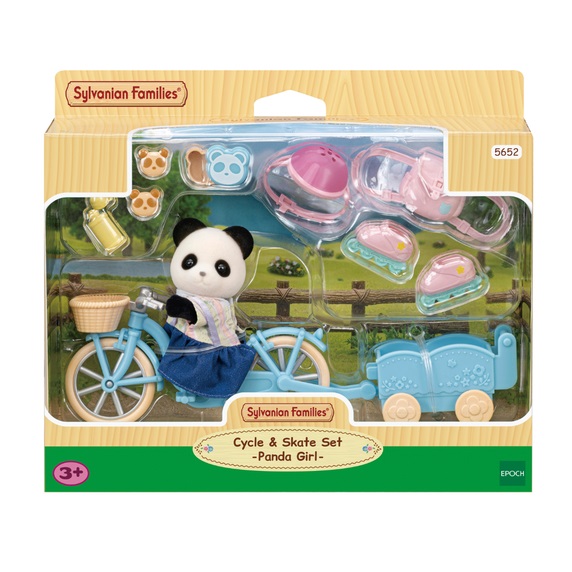 BICICLETA Y PATINES PANDA SYLV.