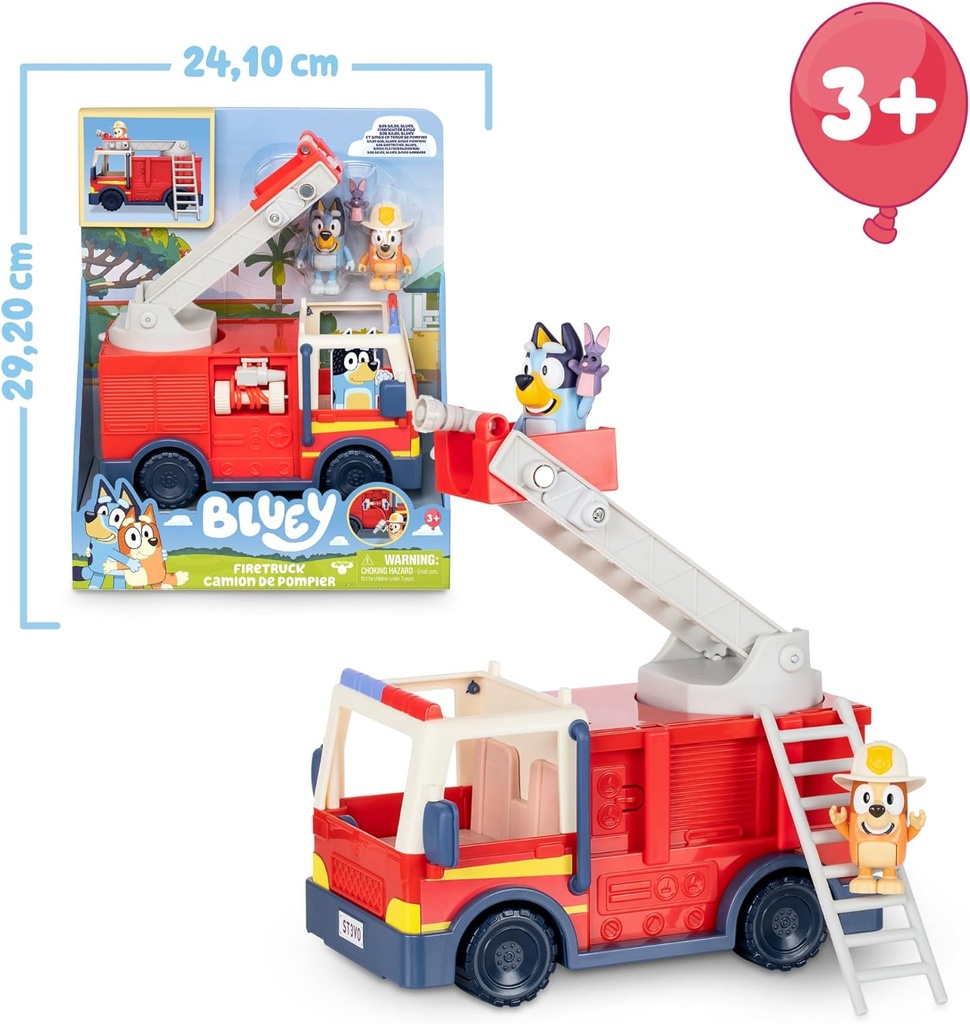 BLUEY CAMION BOMBEROS