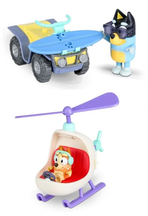 BLUEY HELICOPTERO C/FIGURA