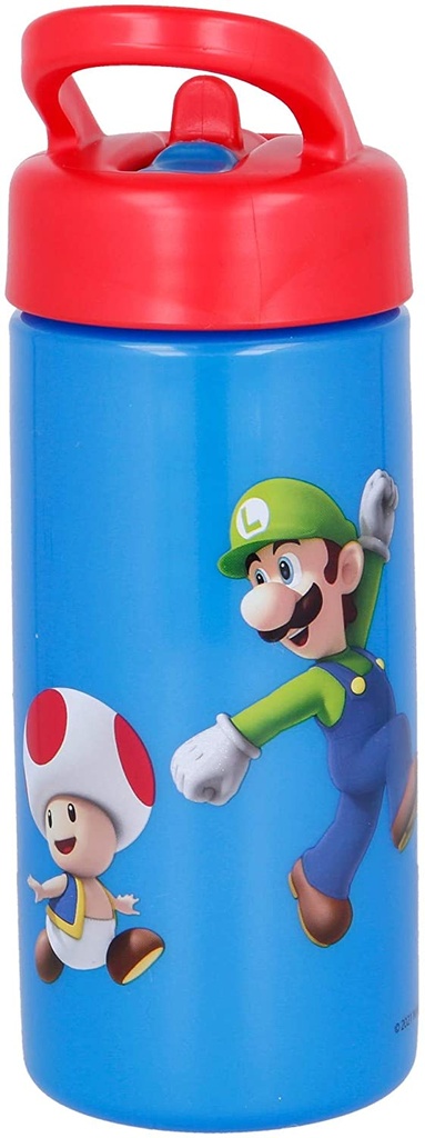 BOTELLA SUPER MARIO PLAST.410