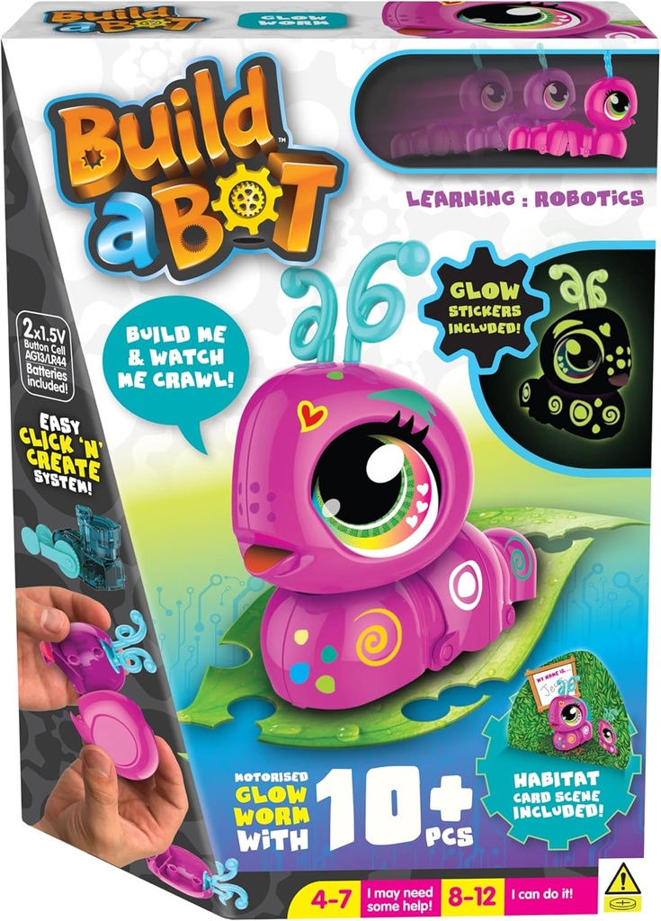 BUILD A BOT ORUGA LUMINOSA