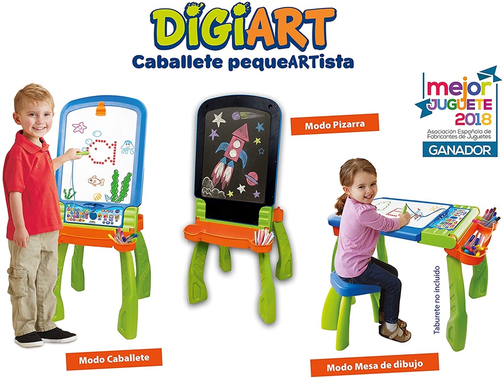 CABALLETE PEQUEARTISTA 3 EN 1