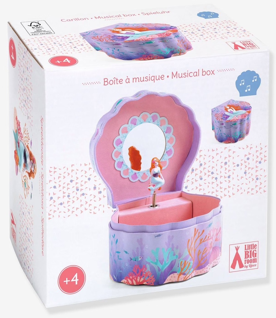 CAJA MUSICA SIRENA ENCANTADA