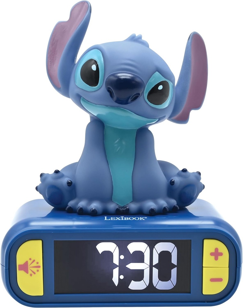 DESPERTADOR DIGITAL STITCH 3D