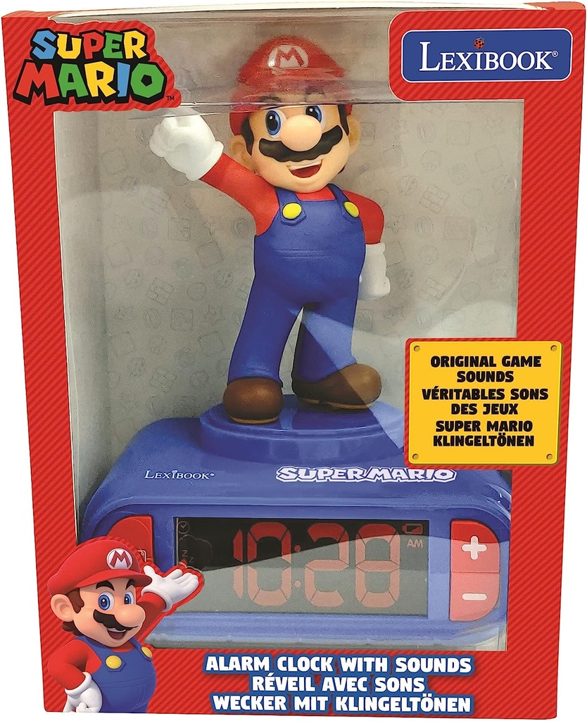 DESPERTADOR DIGITAL SUPER MARIO