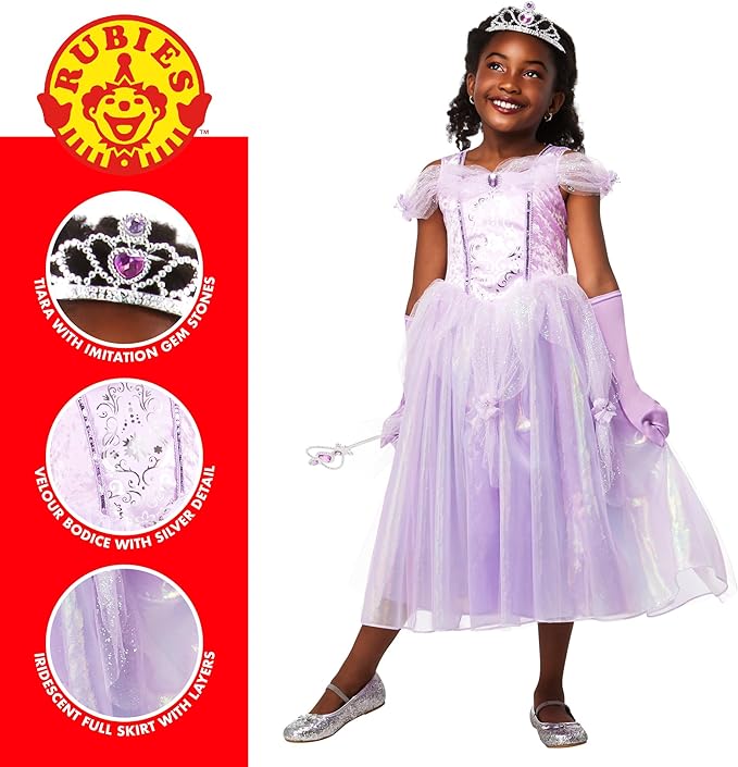 DISFRAZ PRINCESA PURPURA T.5-6