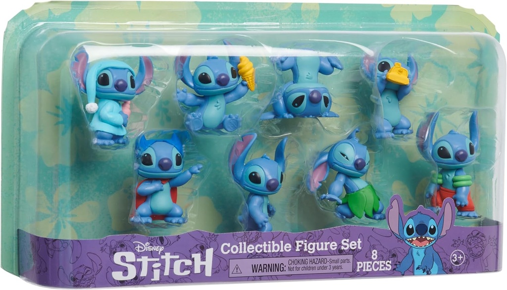 FIGURAS STITCH 5 CM. (SET 8)