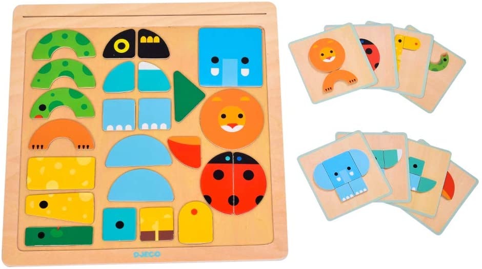 GEOBASIC JUEGO MADERA MAGNET