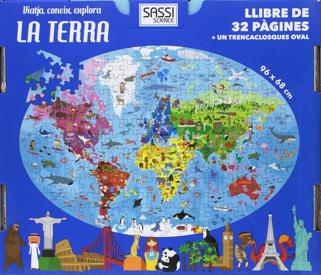 LA TERRA-PUZZLE 205 P.+LLIBRE