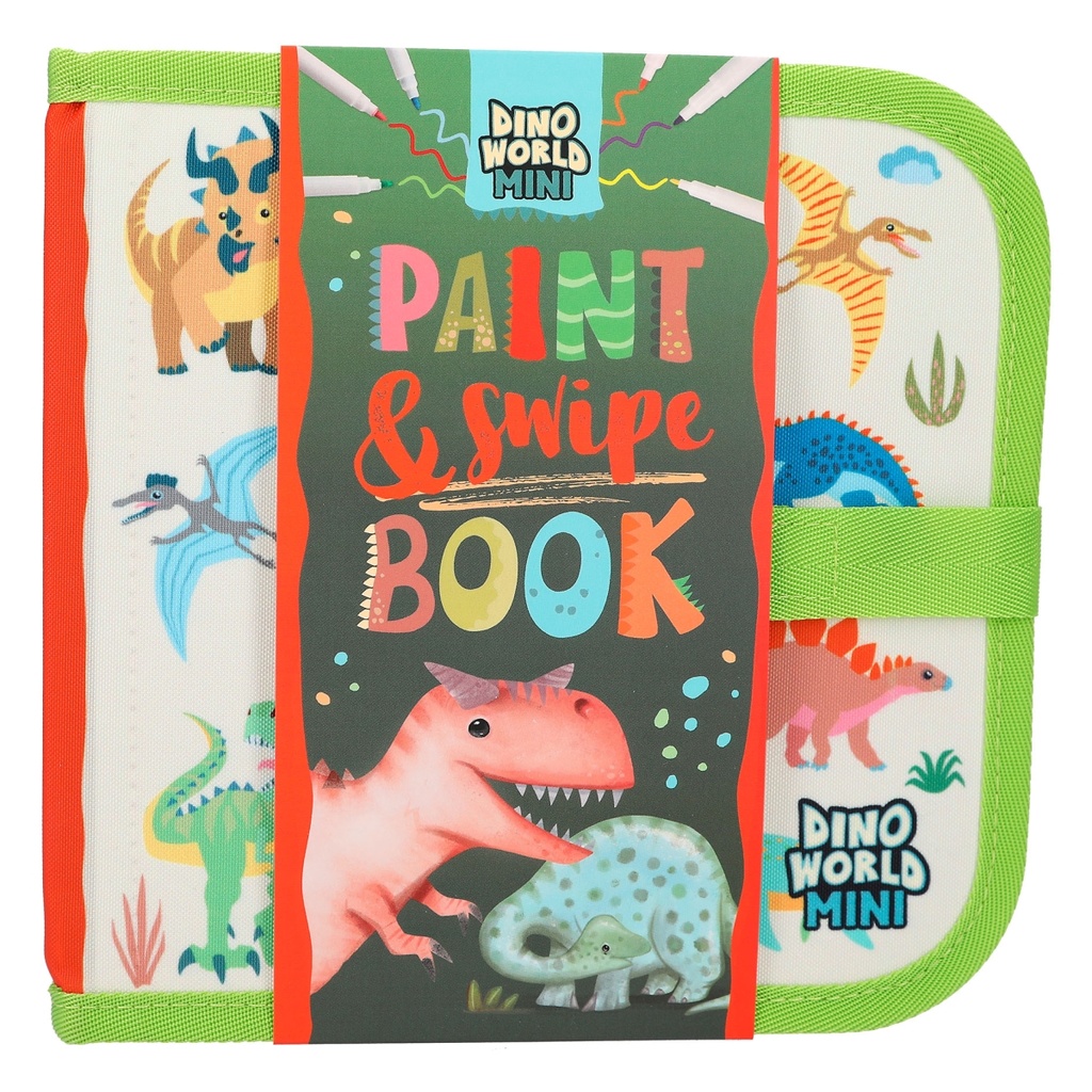 LIBRO P/PINTAR Y BORRAR DINO WORLD