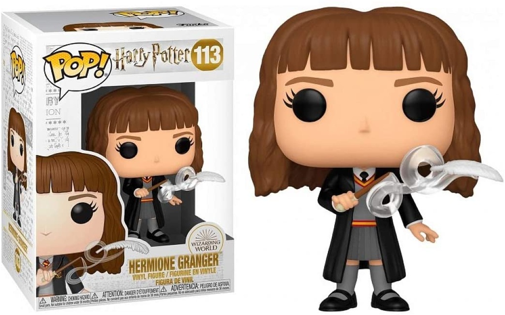 POP HERMIONE LEVANTANDO PLUMA