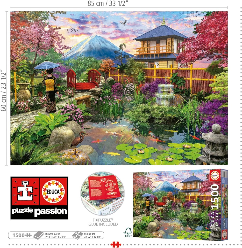 PUZ.1500 JARDIN JAPONES
