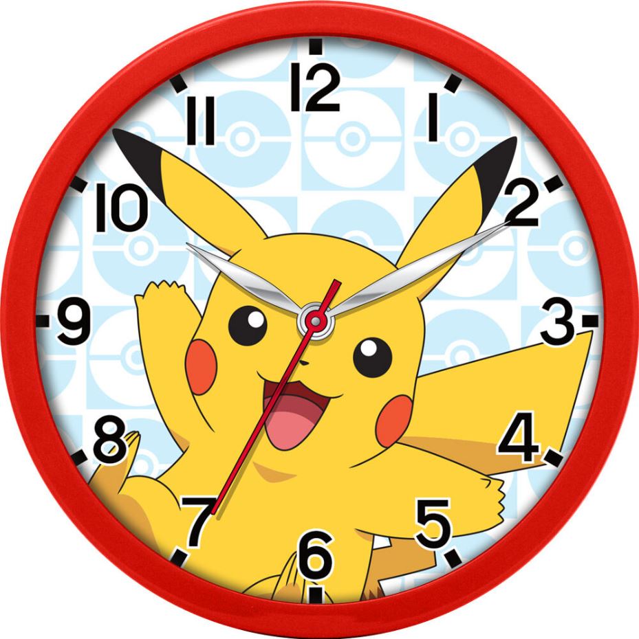 RELOJ POKEMON PARED