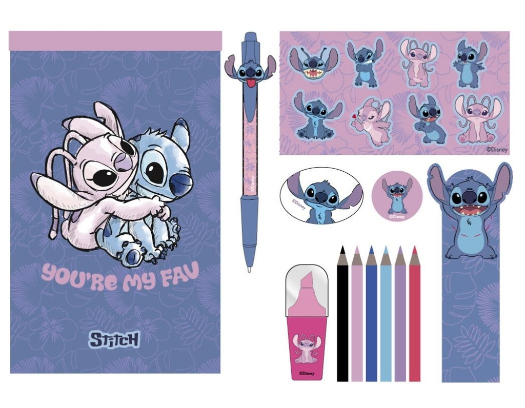 SET PAPELERIA STITCH