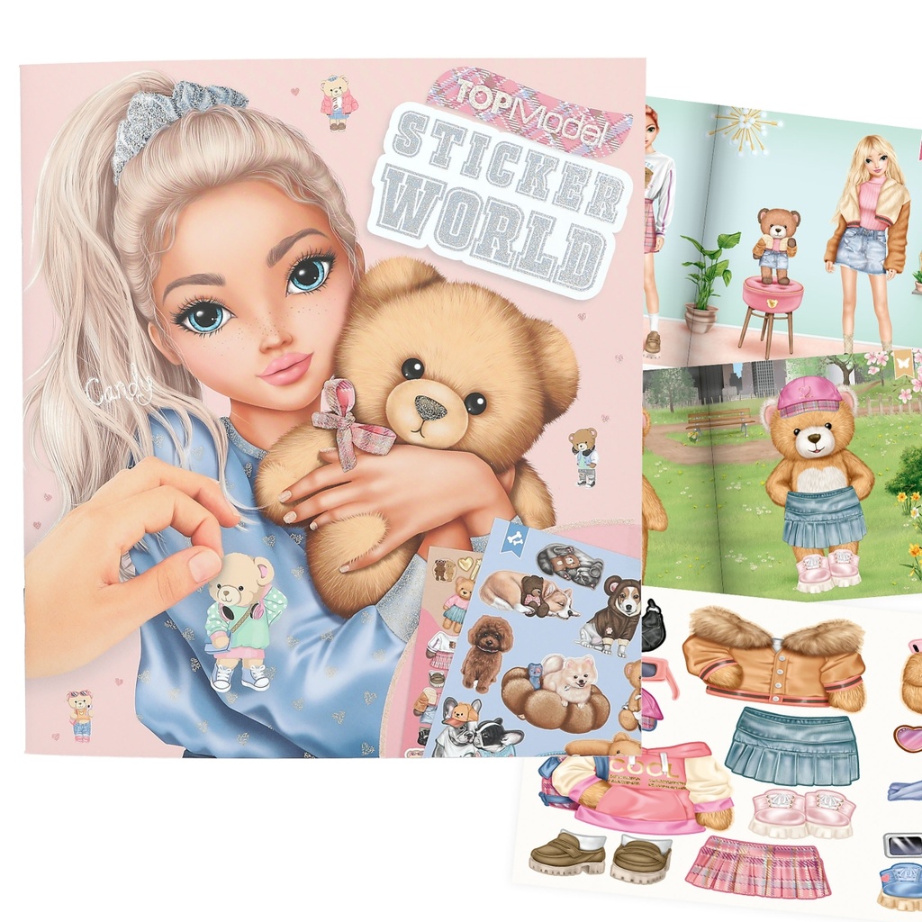 STICKERWORLD TEAM TEDDY TOP MODEL