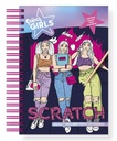 SUPER GIRLS-NEON SCRATCH ART