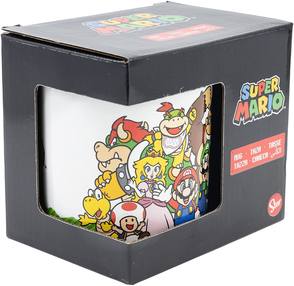 TAZA SUPERMARIO 325 ML.CAJA R.