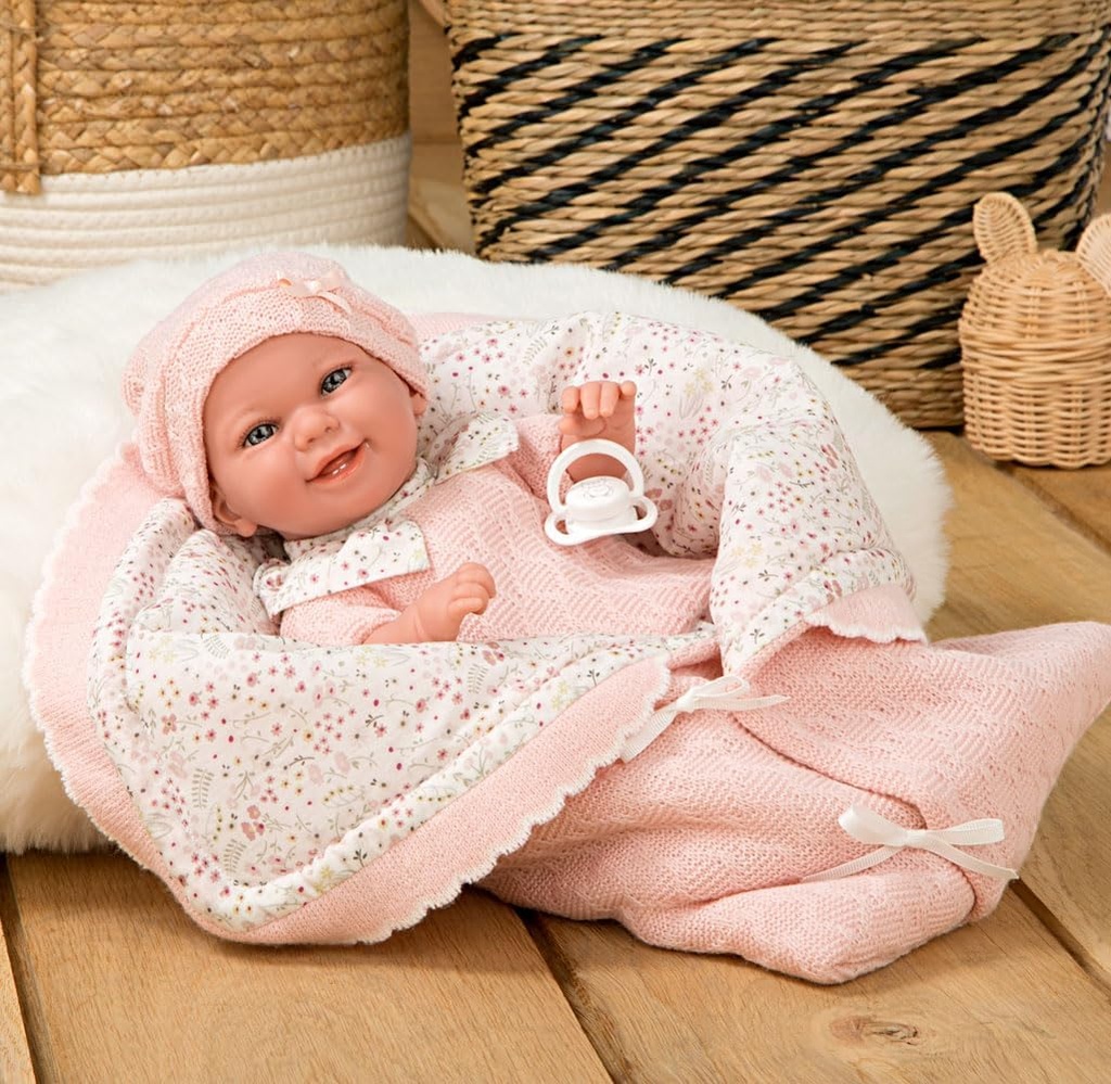 BABYTO ROSA 35 CM. C/MANTITA