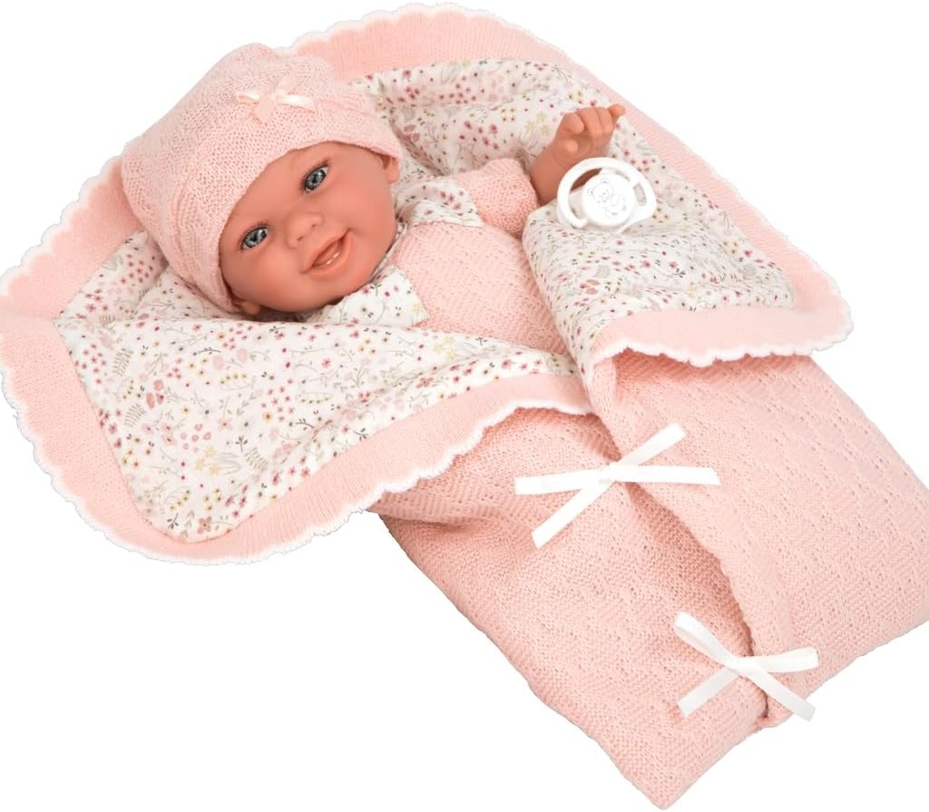 BABYTO ROSA 35 CM. C/MANTITA