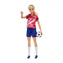 BARBIE FUTBOLISTA CAMISETA ROJA