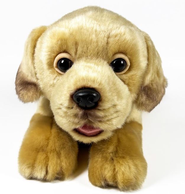PELUCHE LABRADOR CANELA 25 CM.