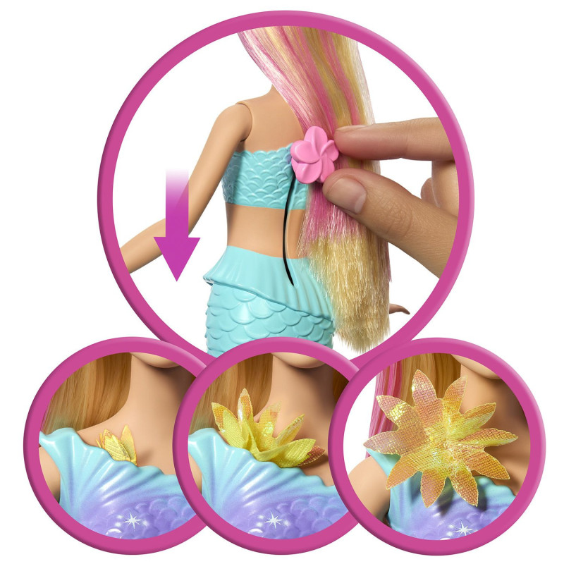 BARBIE SIRENA FLORECE RUBIA
