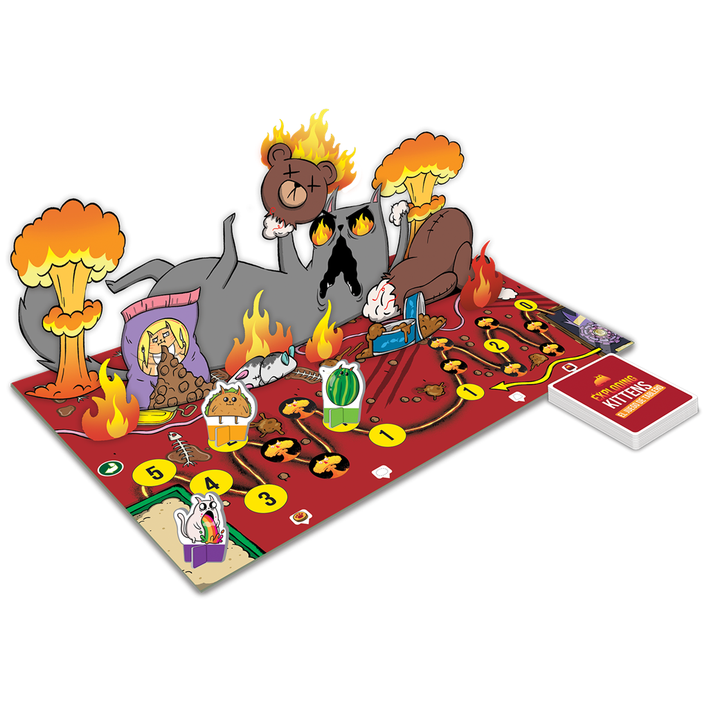 EXPLIDING KITTENS:JUEGO TABLERO