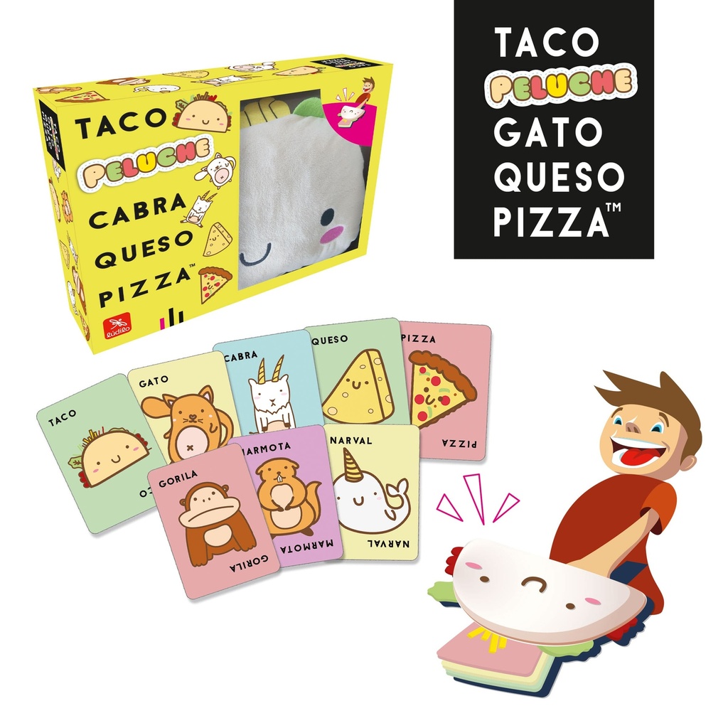 TACO,PELUCHE,CABRA,QUESO,PIZZA