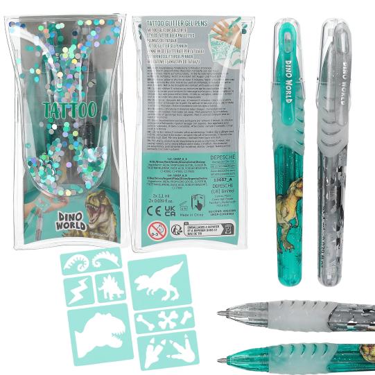 BOLIS GEL PURPURINA DINO WORLD