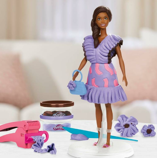 PLAYDOH BARBIE VOLANTES MODISTA