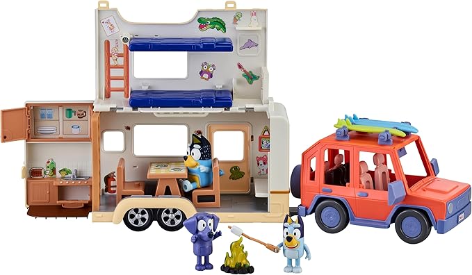 BLUEY SET CRUISER+CAMPERVAN