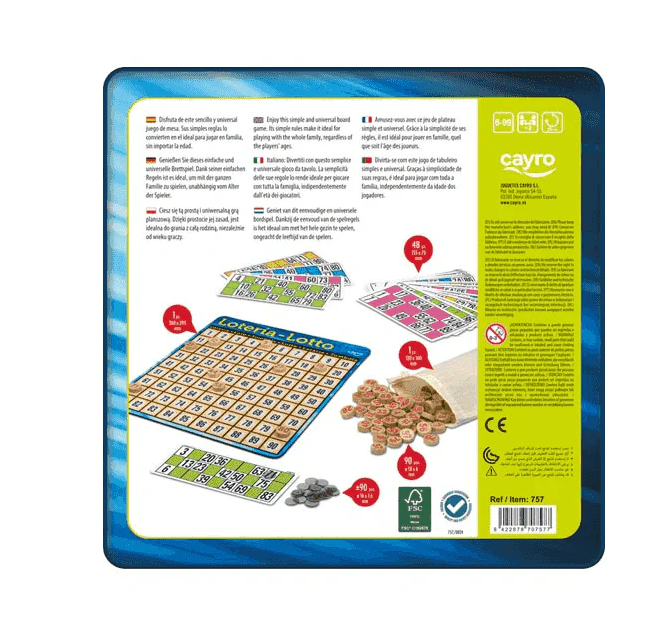 LOTERIA METAL BOX
