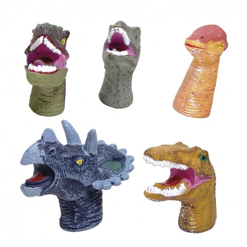 MARIONETAS DEDO DINOSAURIOS