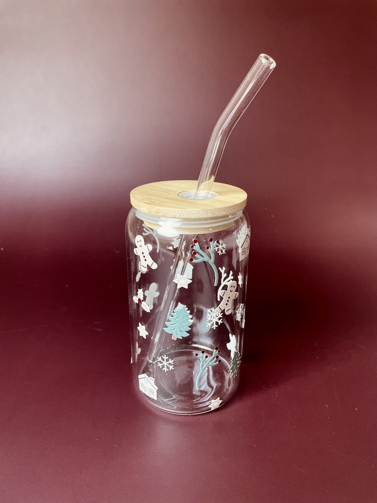 VASO TE TRANSP.NAVIDAD