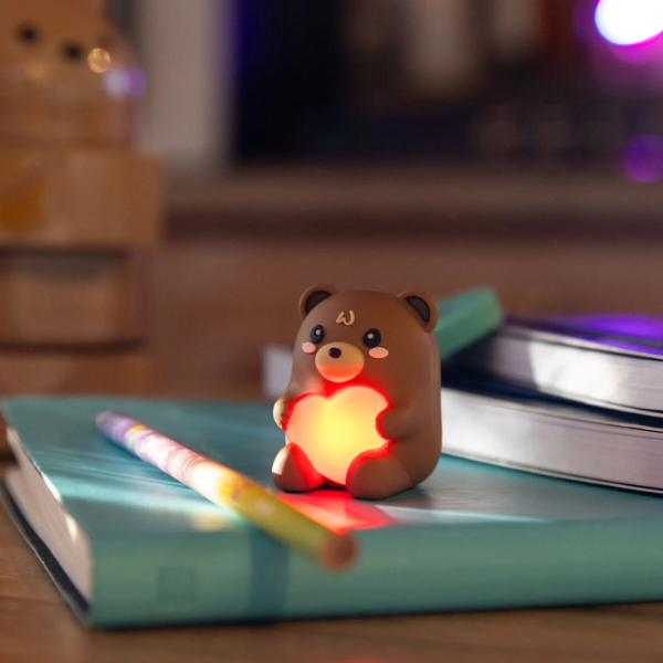 SACAPUNTAS LUMINOSO TEDDY BEAR