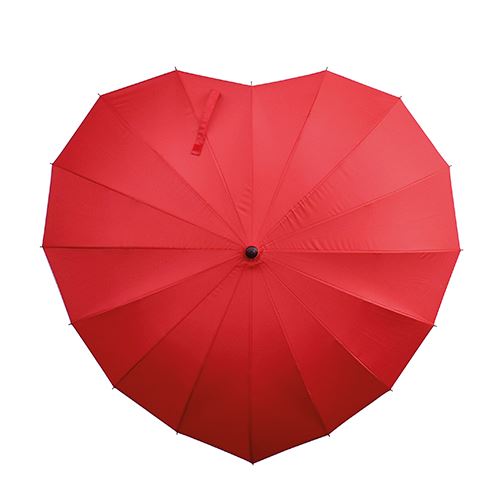 PARAGUAS CORAZON ROJO