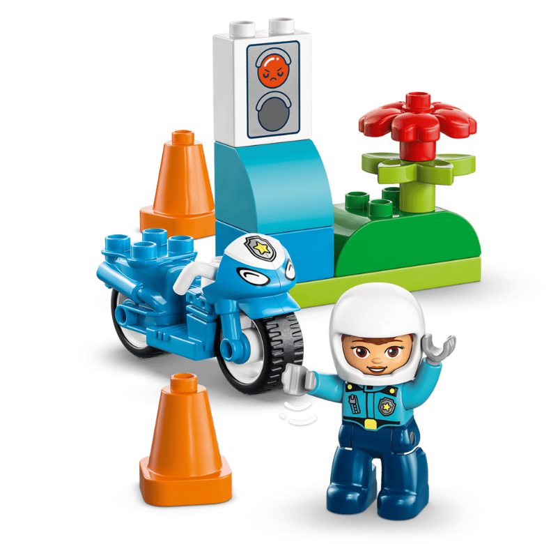 MOTO POLICIA AZUL