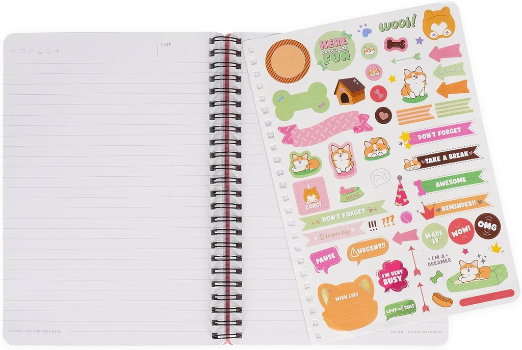 CUADERNO A5 CORGI