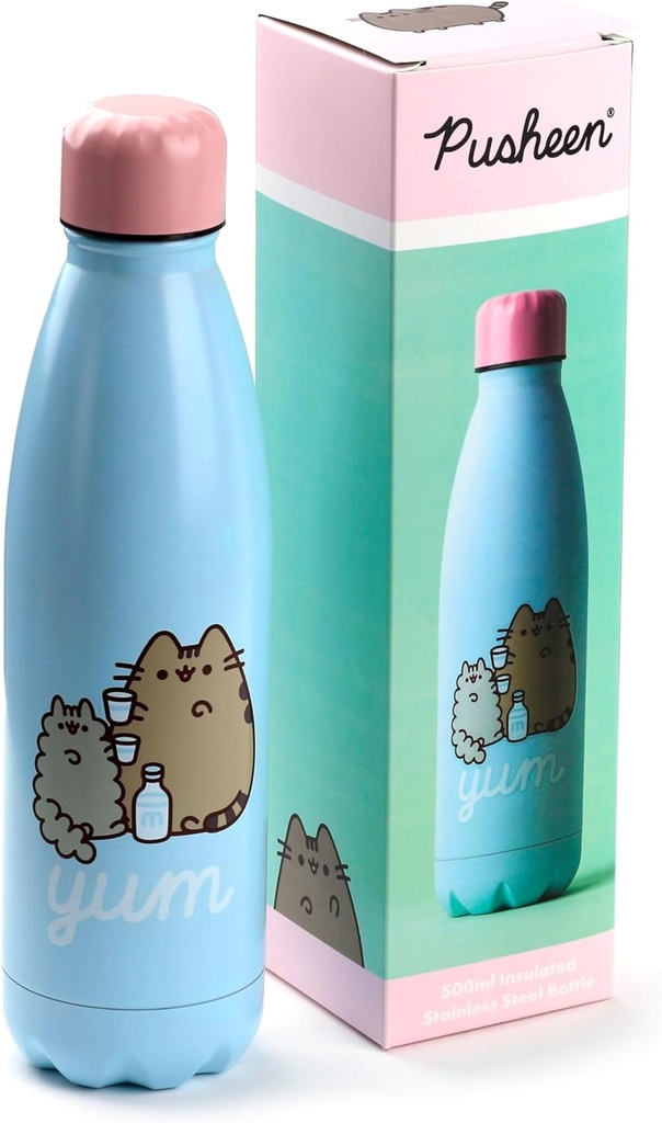 BOTELLA TERMICA INOX.GATO PUSHEEN