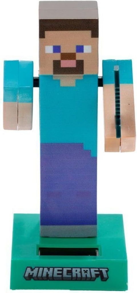 MUÑECO SOLAR STEVE MINECRAFT