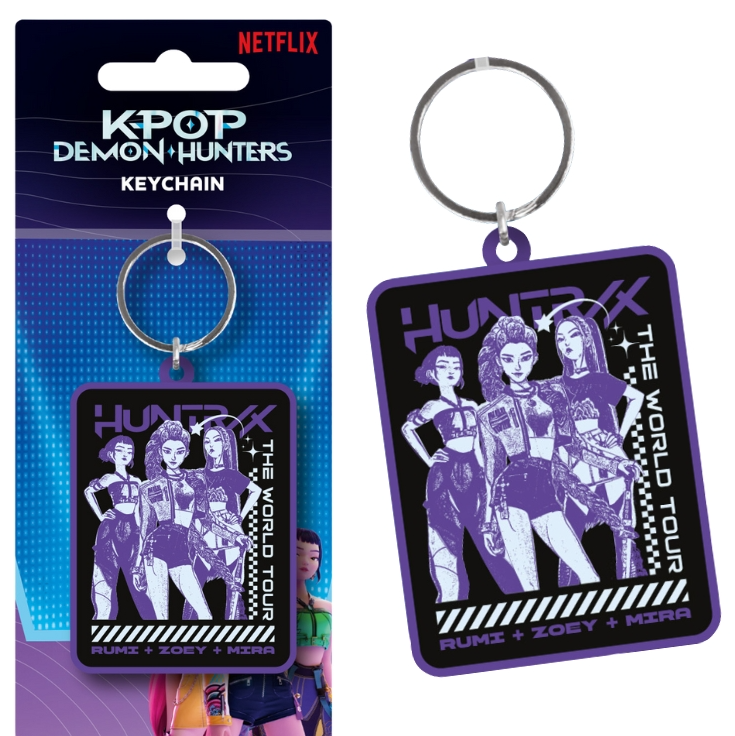 K-POP DEM. HUNT. LLAVERO RUBBER