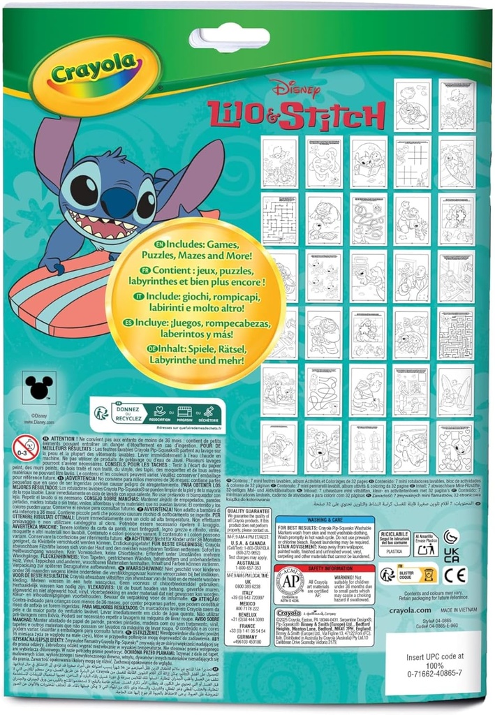 LIBRO ACTIVIDADES LILO Y STITCH
