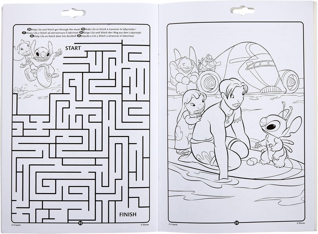 LIBRO ACTIVIDADES LILO Y STITCH
