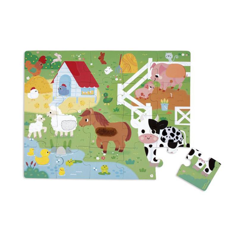PUZZLE TACTIL DE LA GRANJA