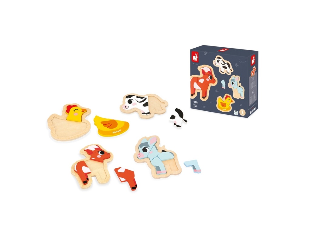 PUZZLES EVOLUTIVOS GRANJA(4)