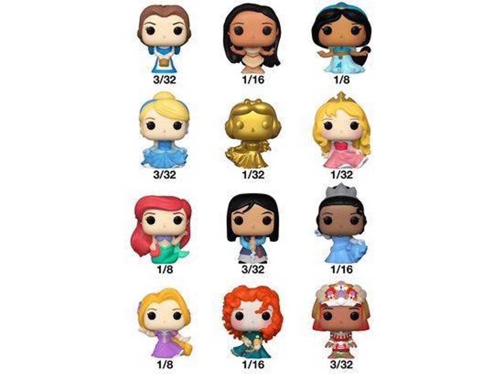 BITTY POP PRINCESAS DISNEY SURT.