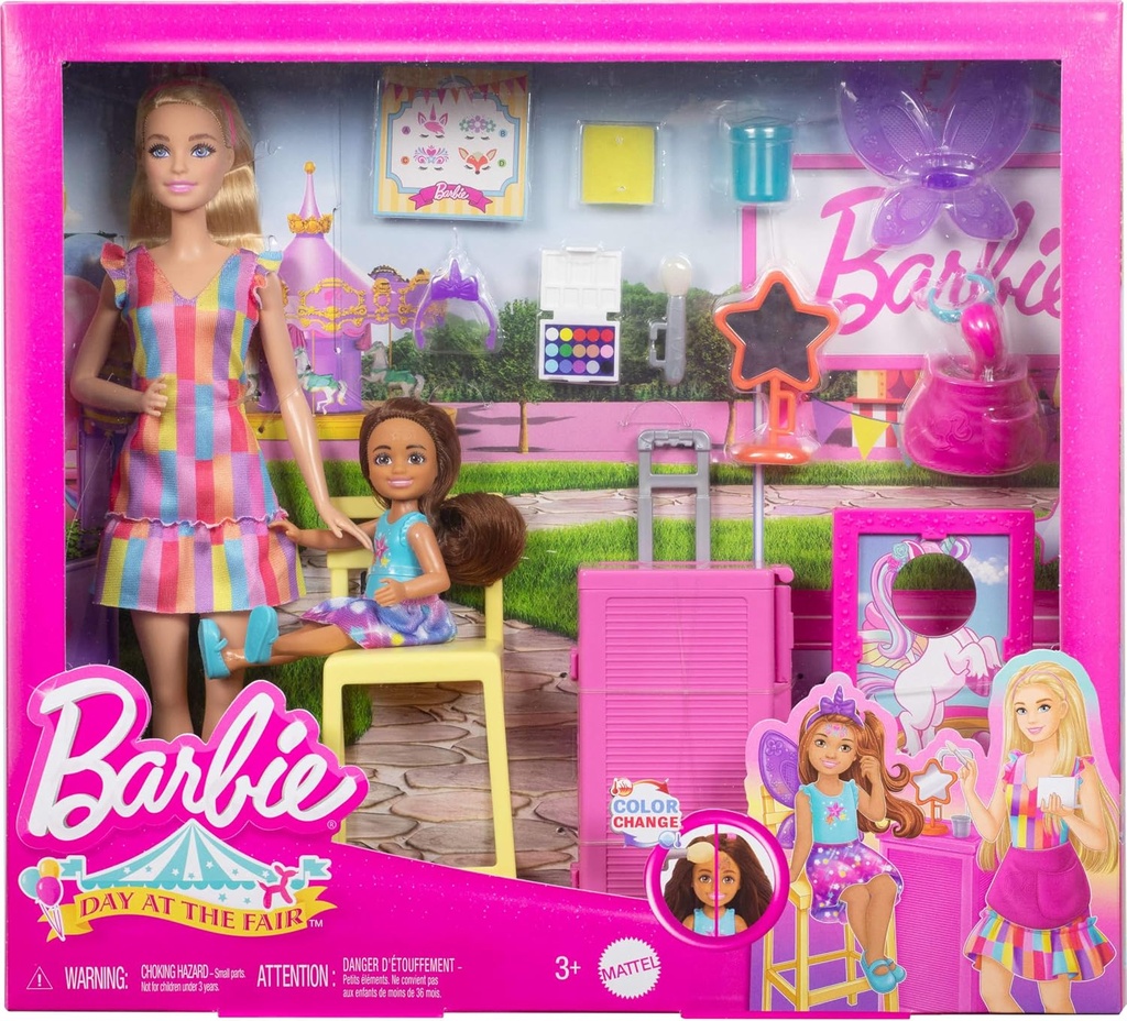BARBIE Y CHELSEA MAQUILLAJE