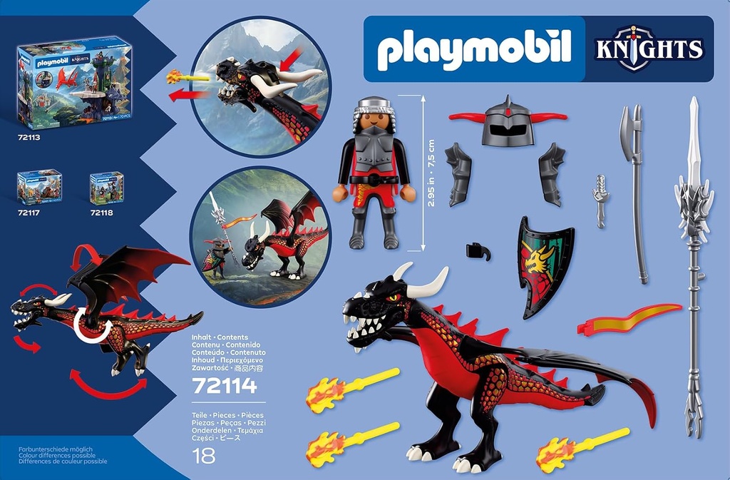 DRAGON NEGRO PLAYMOBIL